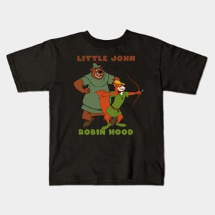 Little John and Robin Hood Kids T-Shirt